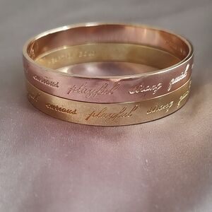 Kate Spade Idiom Bangles